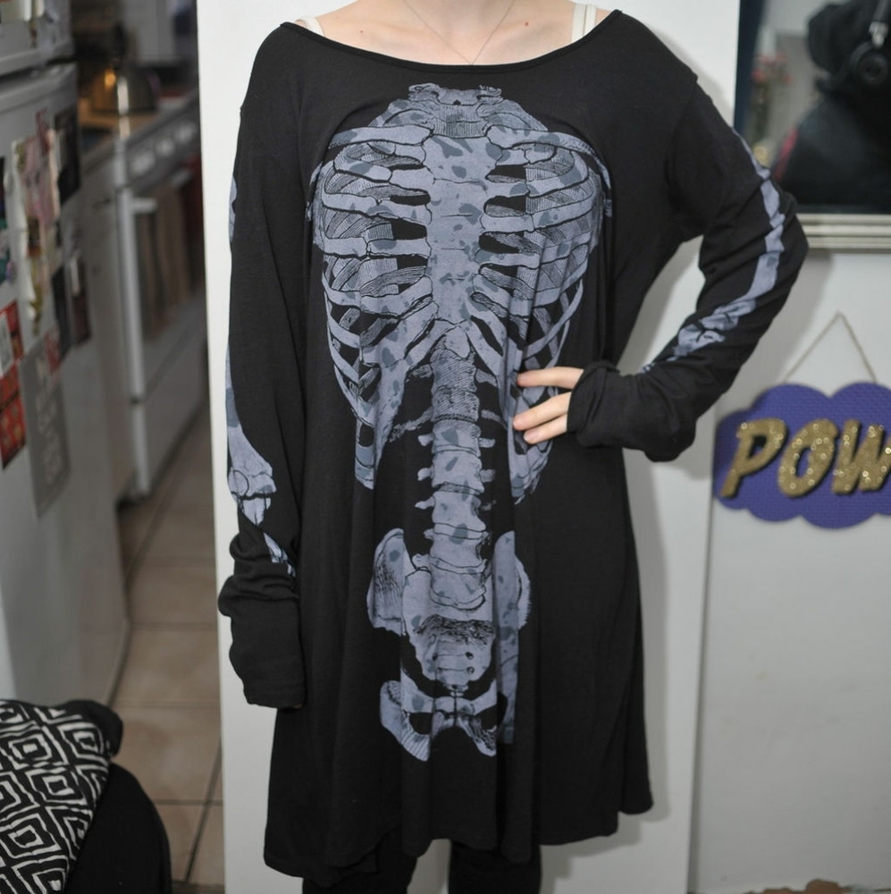 SKELETON HOT TOPIC DRESS